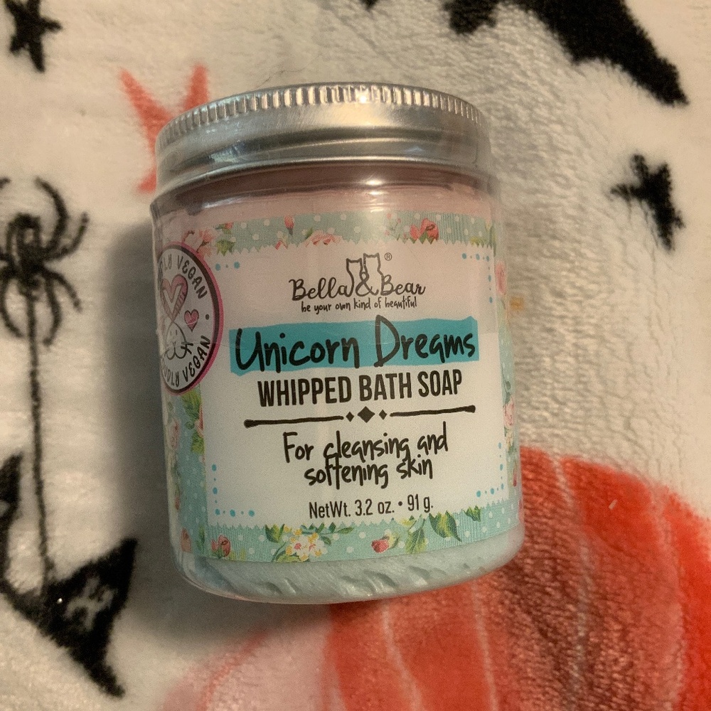 Unicorn dreams whipped bath soap